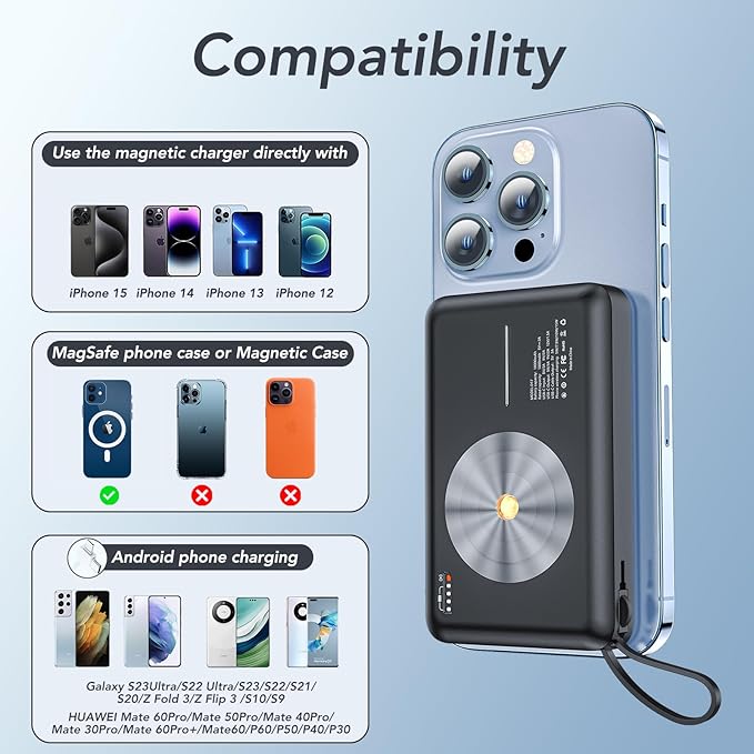 Magnetic Wireless Power Bank