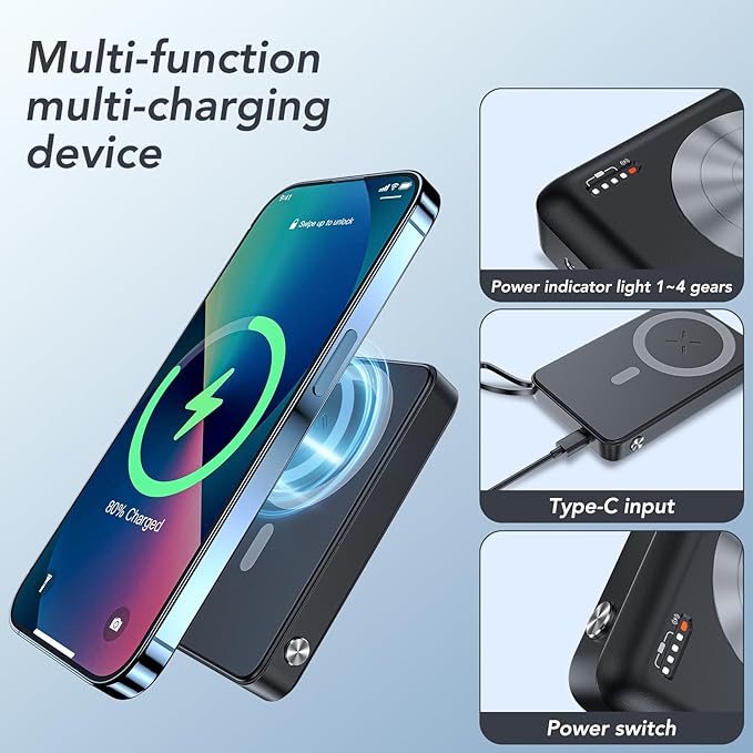 Magnetic Wireless Power Bank